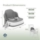preview thumbnail 14 of 28, Dream On Me Cozy Pod Booster Seat with Removable Cover