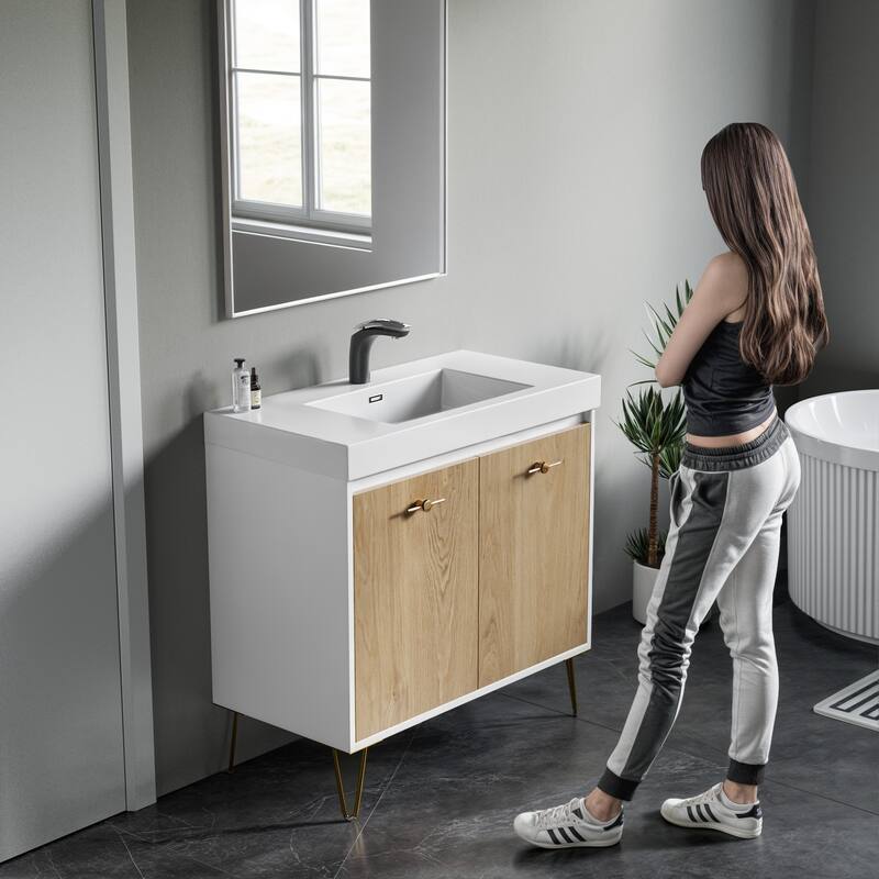 Dowell 18" FTB Resin Bathroom Vanity Basin