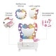 preview thumbnail 3 of 5, Teamson Kids Colorful Butterfly-Shaped Tabletop Vanity with Illuminated Mirror