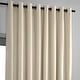 preview thumbnail 38 of 39, Exclusive Fabrics Signature Velvet Extra-wide Grommet Blackout Curtains (1 Panel) - Luxury Home Décor