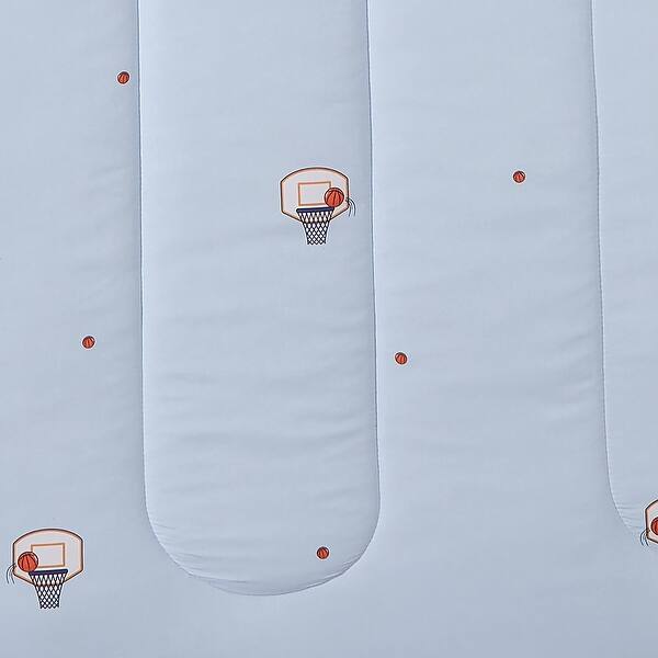 Kids Basketball Printed Bed in a Bag Comforter & Sheet Set