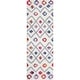 preview thumbnail 6 of 10, Nuloom Tatyana Moroccan Diamond Trellis Shaggy Area Rug - 2'8" x 12' Runner