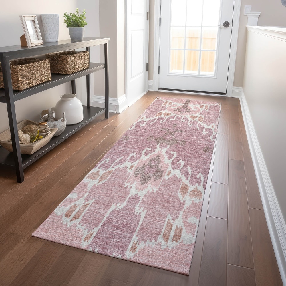 Premium Washable Super Soft Boho Ikat Mayfield Rug