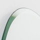 preview thumbnail 12 of 11, Decor Wonderland Frameless Oval Beveled Mirror