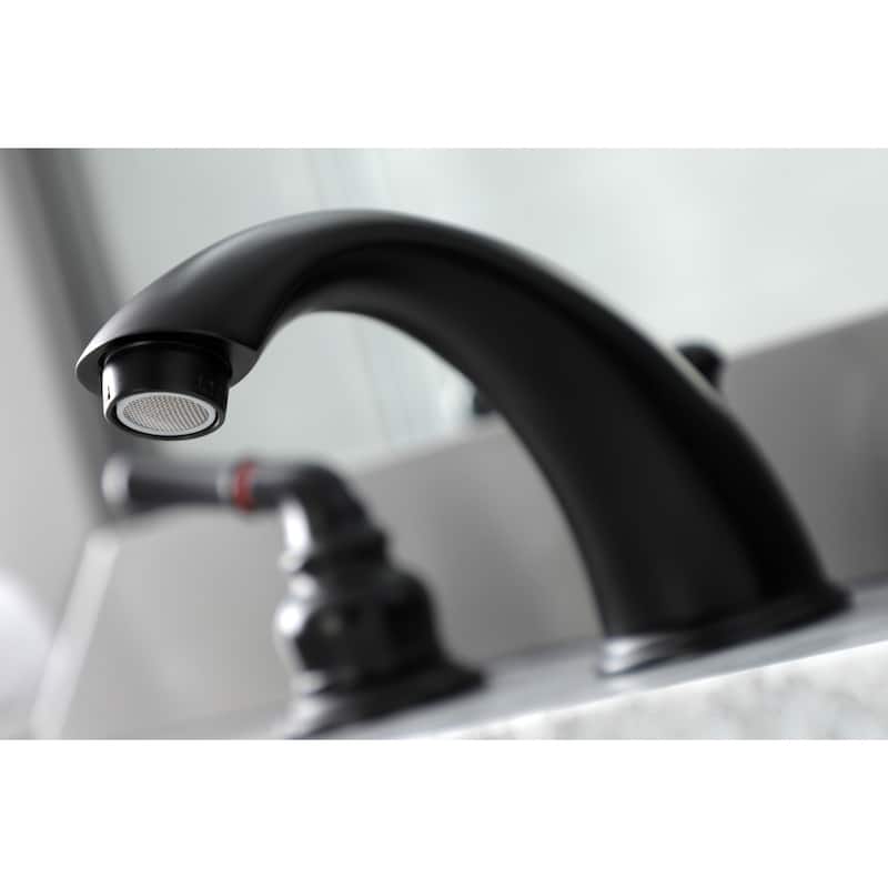 Kingston Brass Magellan Deck Mount Widespread Bathroom Faucet