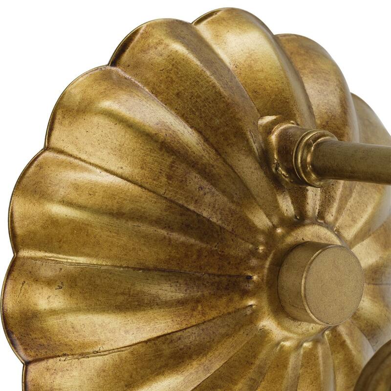 Quillan Collection One-Light Soft Gold Transitional Bath & Vanity Light - 5 in x 6.62 in x 8.5 in