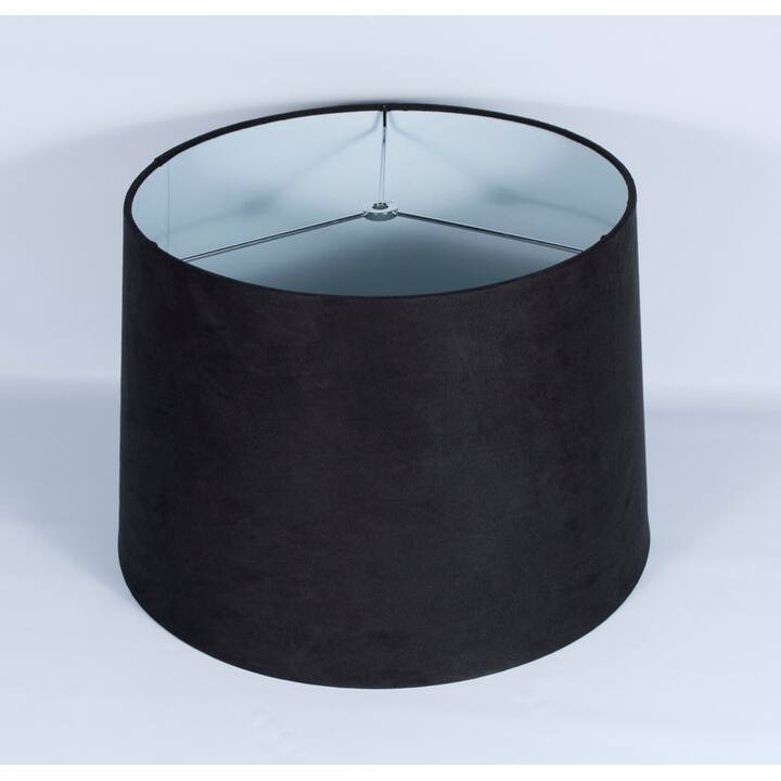 Suede Hardback Lamp Shade, 12" Top, 14" Bottom, 10" Slant