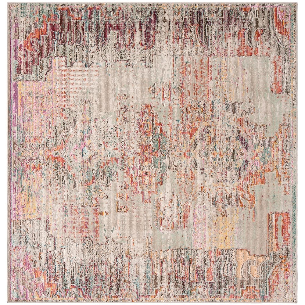 SAFAVIEH Crystal Zahariea Boho Distressed Rug