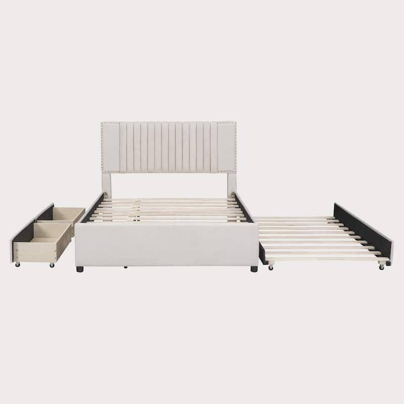 Full Size Bed with Twin Size Trundle