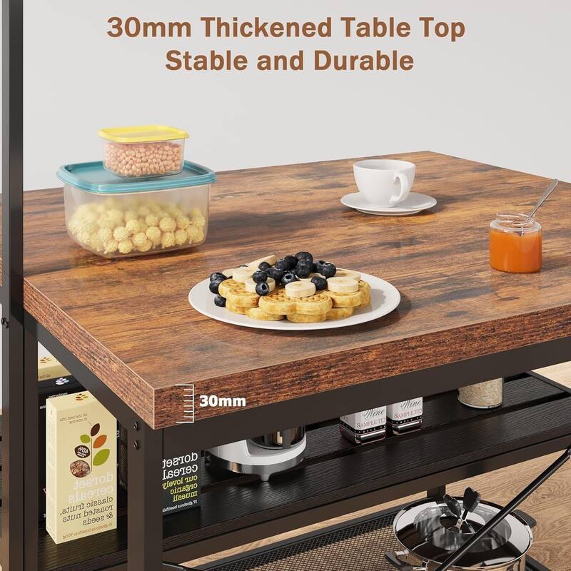 IDEALHOUSE 42" Kitchen Island