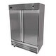 preview thumbnail 3 of 3, SABA - Two Door Commercial Reach-In Stainless Steel Freezer