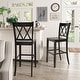 preview thumbnail 7 of 11, Eleanor X Back Bar Height Chairs (Set of 2) by iNSPIRE Q Classic