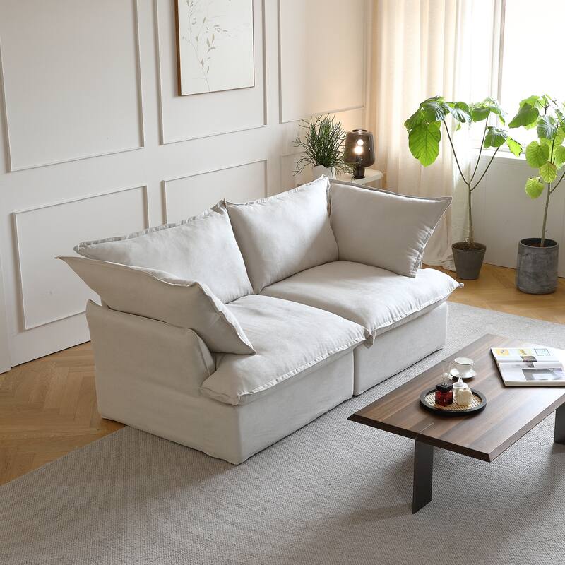 82.66'' Upholstered Loveseat sofas sectional counch