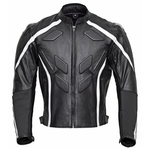 Shop Men's Race Leather Motorcycle Jacket with CE Body ... (600 x 600 Pixel)