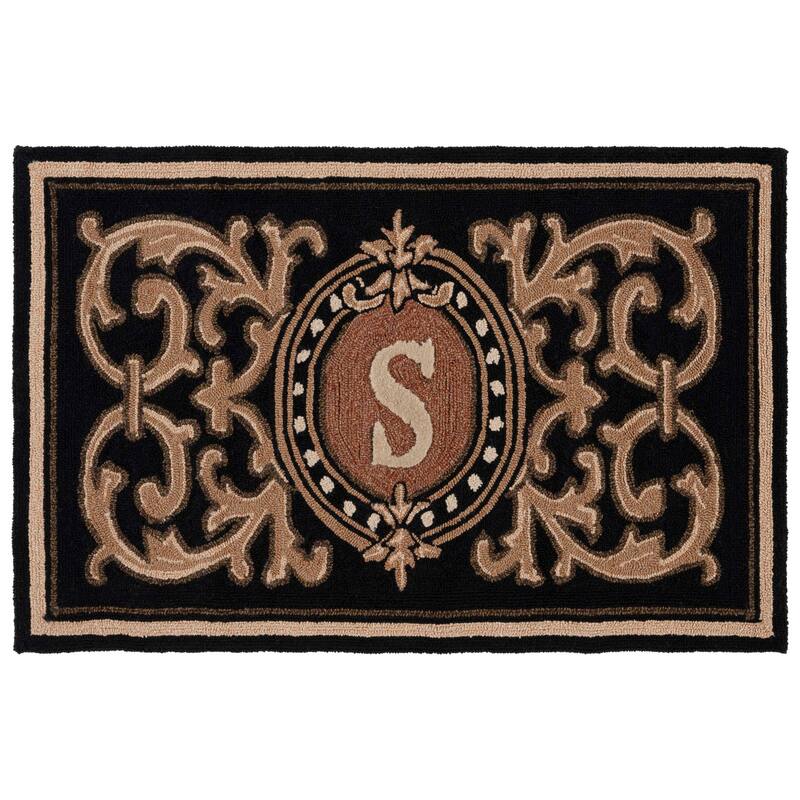 SAFAVIEH Handmade Monogram Bruneta Casual Rug