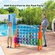 preview thumbnail 2 of 10, Costway Jumbo 4-to-Score 4 in A Row Giant Game Set Indoor Outdoor Kids