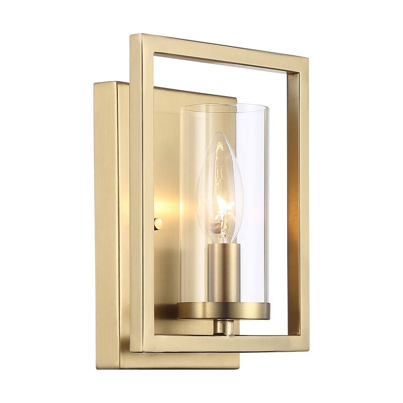 Golden Lighting Marco 1-light Wall Sconce in Brushed Champagne Brass