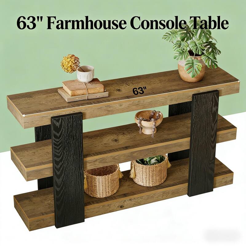 3-Tier Sofa Table,Entryway Table