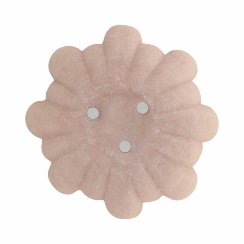 Decorative Flower Shape Quartz Accent Bowl - Home Decor - 17" Pink - 7.0"