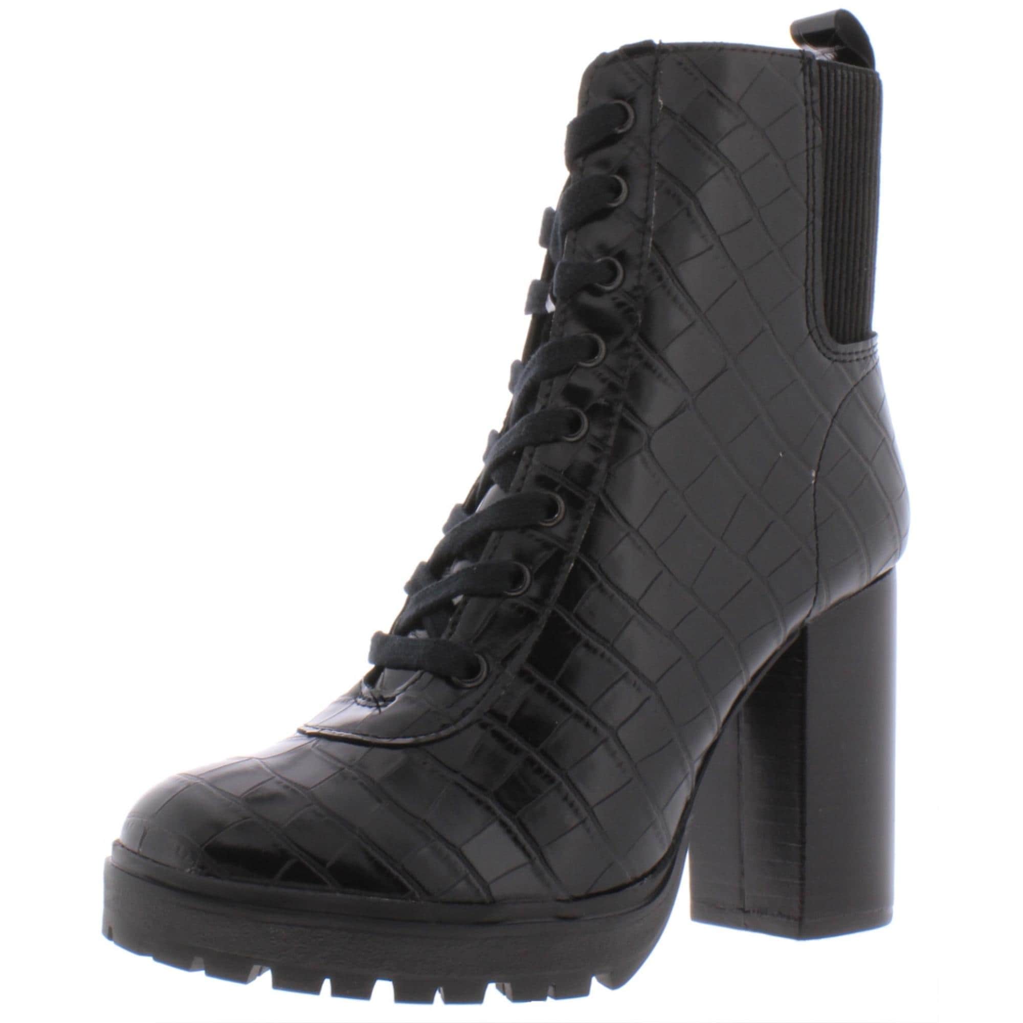 steve madden latch combat boot
