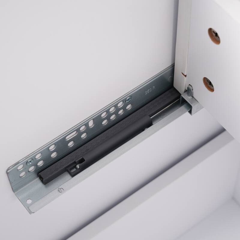 Roomfitters 30" Bathroom Vanity with Ceramic Sink and Full-Extension storage units, Soft Close Undermount Drawer Slides
