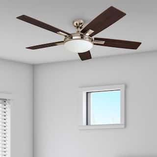 Copper Grove Garff 52-inch Brushed Nickel Ceiling Fan with Remote