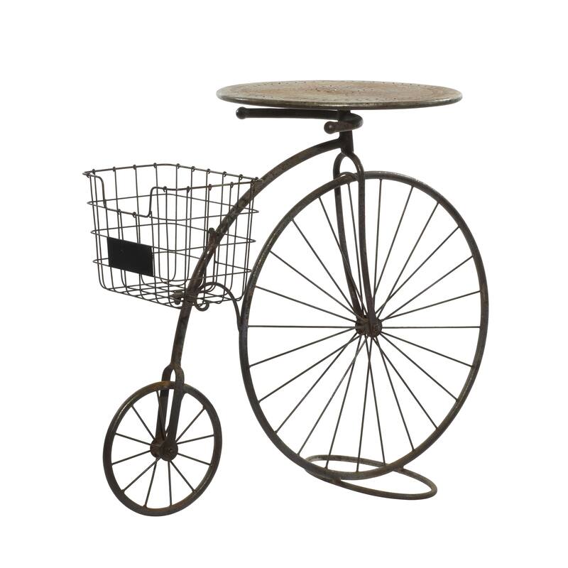 Metal Plantstand - Brown - Roche River Decor - Brown