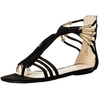 Nine West Womens Outside Open Toe Casual TStrap Sandals Light Gold Size 60 Nine West Womens Outside Open Toe Casual TStrap Sandals Light Gold Size 60