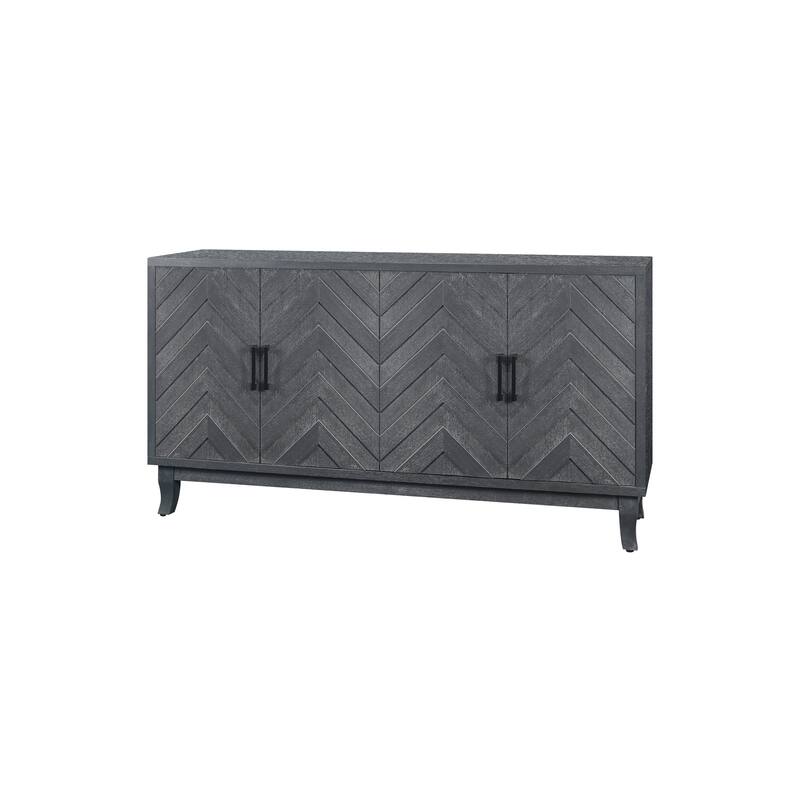 Thickened Sideboard Storage Cabinet - Gray