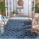preview thumbnail 2 of 129, SAFAVIEH Courtyard Kailani Indoor/ Outdoor Waterproof Patio Backyard Rug