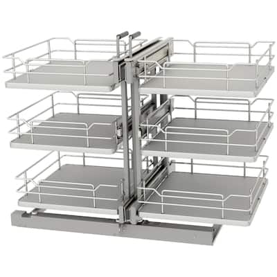 Rev-A-Shelf 53PSPE3-18SC Modern 32-5/8"W Soft Close 3 Tier Pull Out