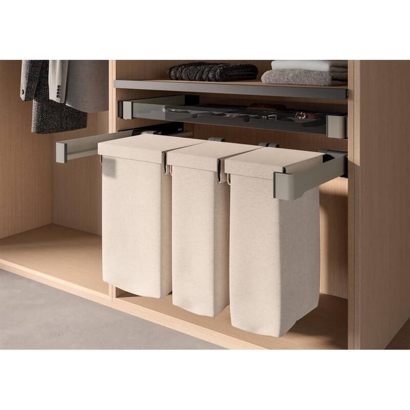 Kessebohmer 238736 CONERO 18" Laundry Pullout with 1 Laundry Bag for