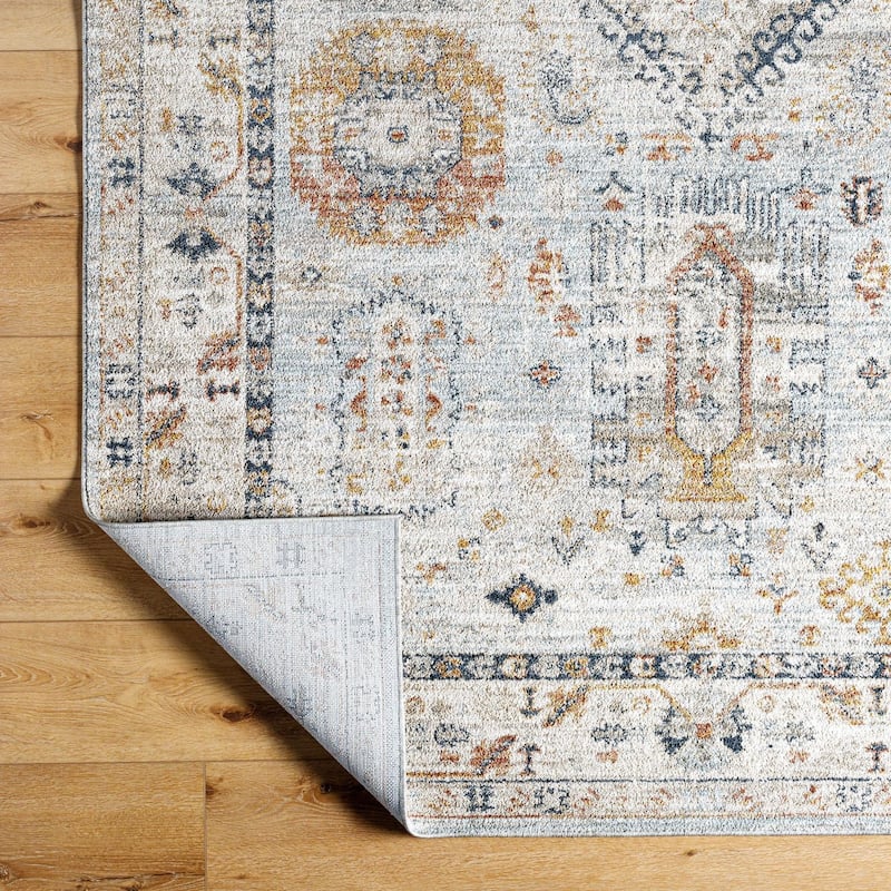 Livabliss Transitional Beckham Medallion Area Rug