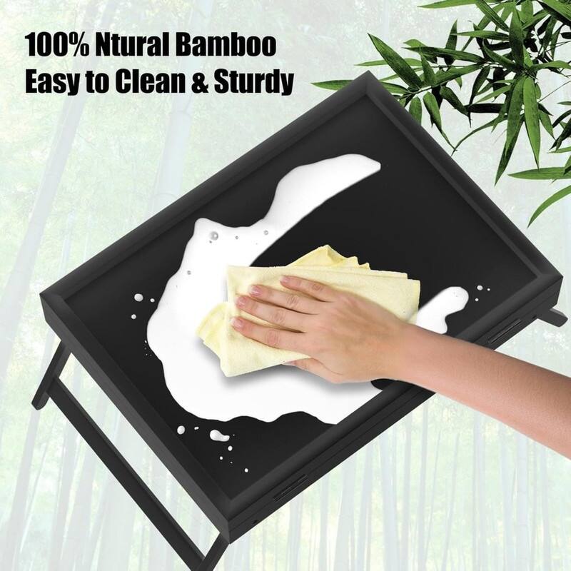 Bamboo Bed Tray Table