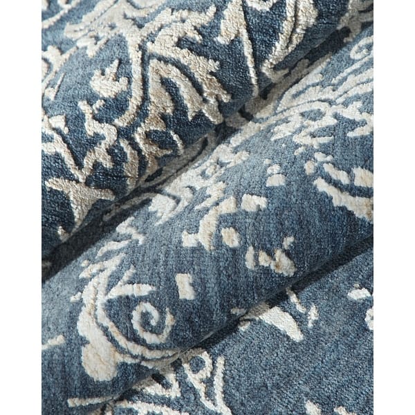 Arielle Transitional Hand Knotted Area Rug Overstock 31601375