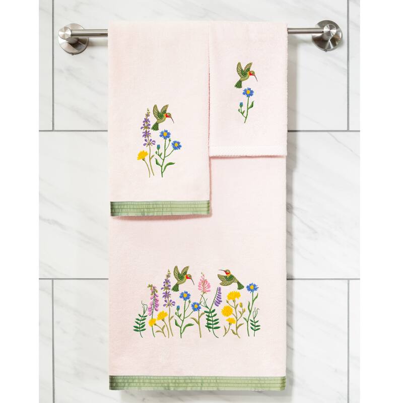 Authentic Hotel and Spa Turkish Cotton Hada 2 PC Hand Towel Set
