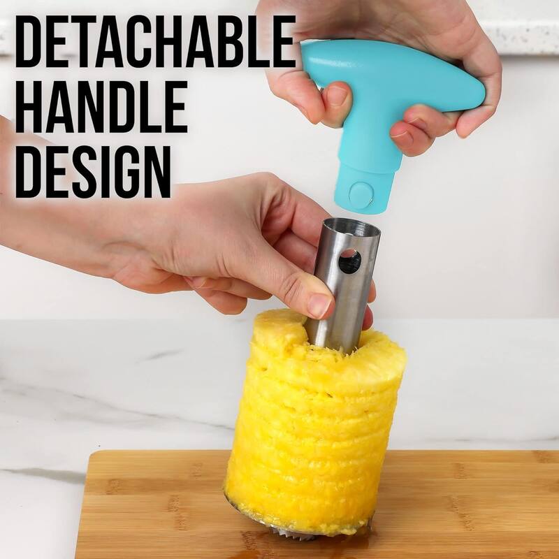 Zulay Kitchen Pineapple Cutter and Corer with Triple Reinforced Stainless Steel