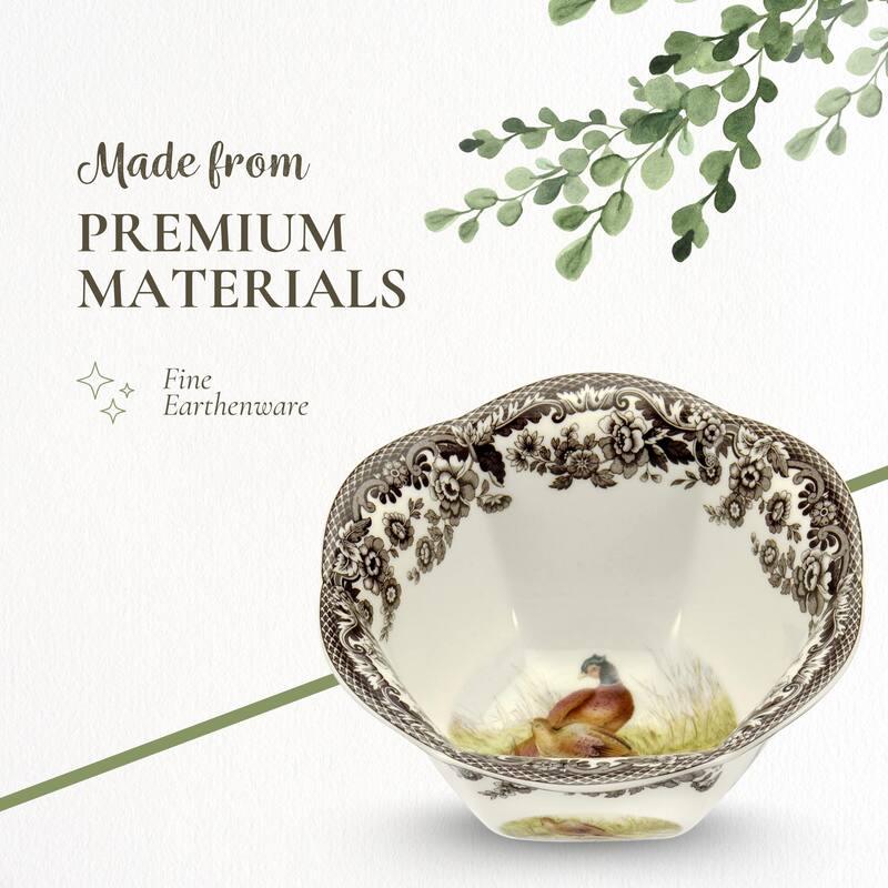 Spode Woodland 6 in Nut Bowl Assorted Animal - 6 Inch