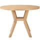 preview thumbnail 2 of 15, 42" Solid Wood Dining Table