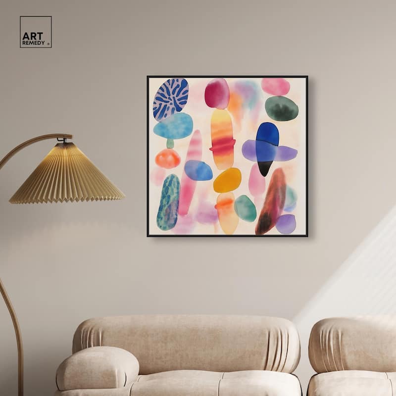 Dissolving Hues Canvas by Art Remedy