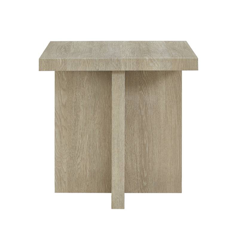 Roundhill Furniture Mchome 3-Piece Coffee Table Set, Coffee Table and Two End Tables