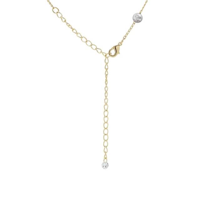 Victoria Townsend Coin Pearl Station Chain Necklace