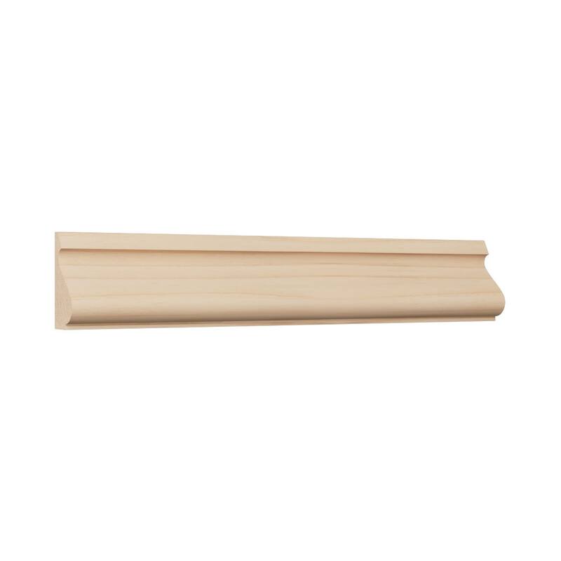 WM163: Americraft Finger-Joint Pine Base Cap Moulding