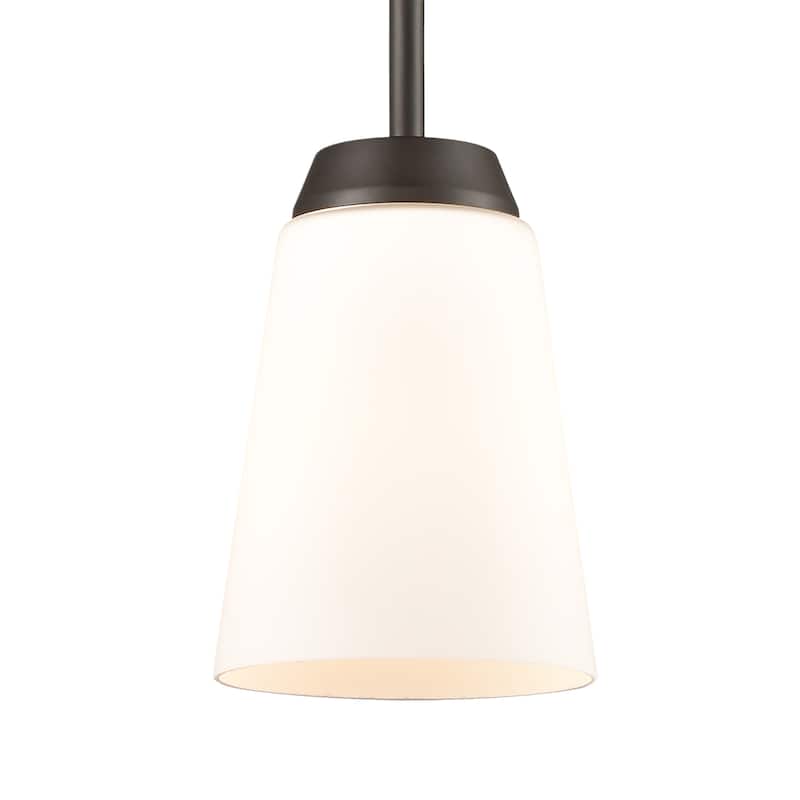 Winslow 5-inch Wide 1-Light Mini Pendant in Oil Rubbed Bronze - 5in W x 5in D x 14.5in H