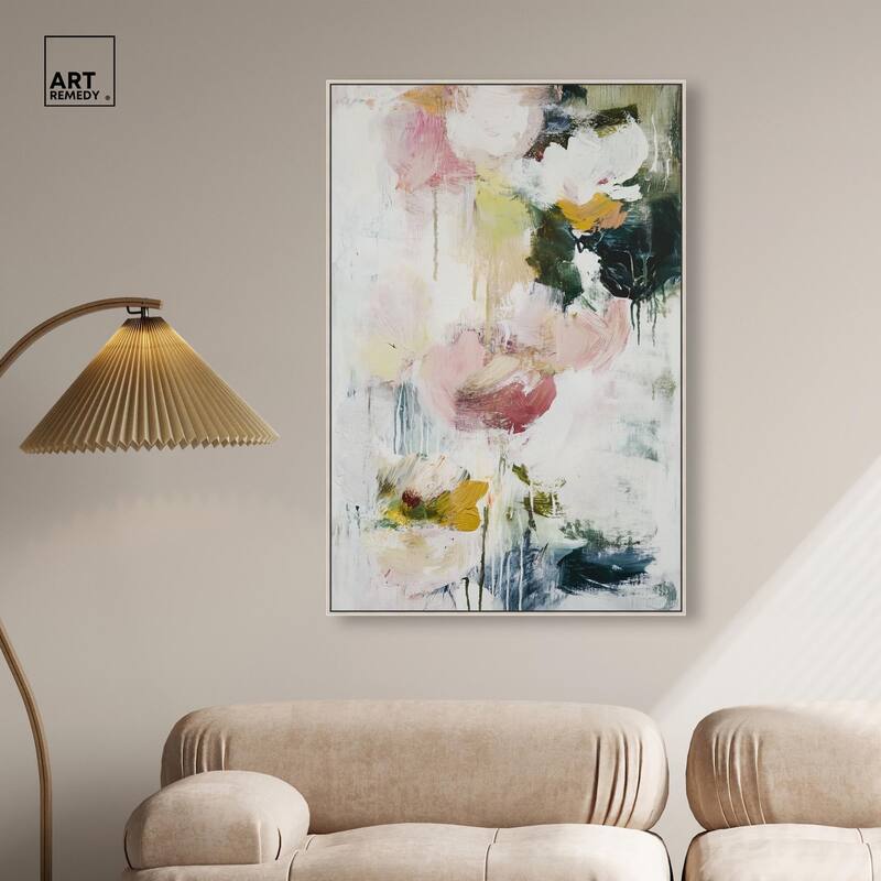 Dripping Colors IV Canvas by Art Remedy