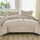 preview thumbnail 13 of 33, 3 Pieces Lightweight Summer Seersucker Bedding Comforters Sets