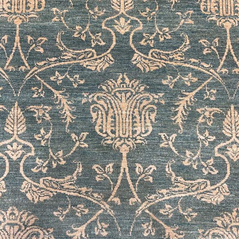 HERAT ORIENTAL Handmade Vegetable Dyed Ikat Wool Rug - 5'7" x 8'1"