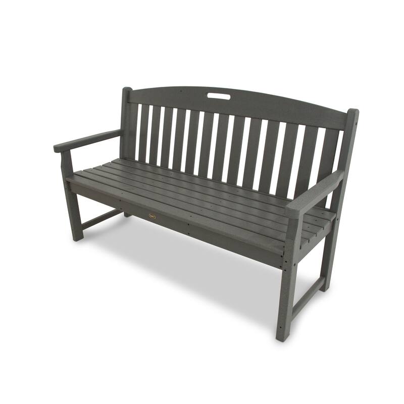Polywood Trex Outdoor Furniture Yacht Club 60-inch Bench - Stepping Stone