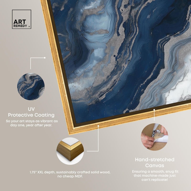 Deep Sea Geode I Canvas by Art Remedy