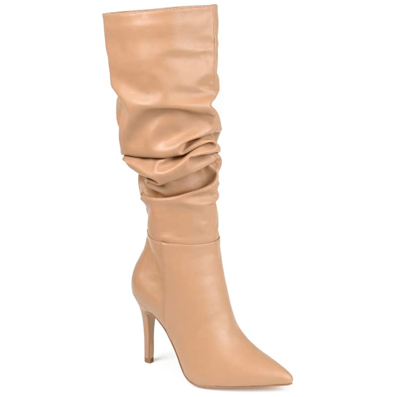Journee Collection Women's Sarie Stiletto Knee High Boots